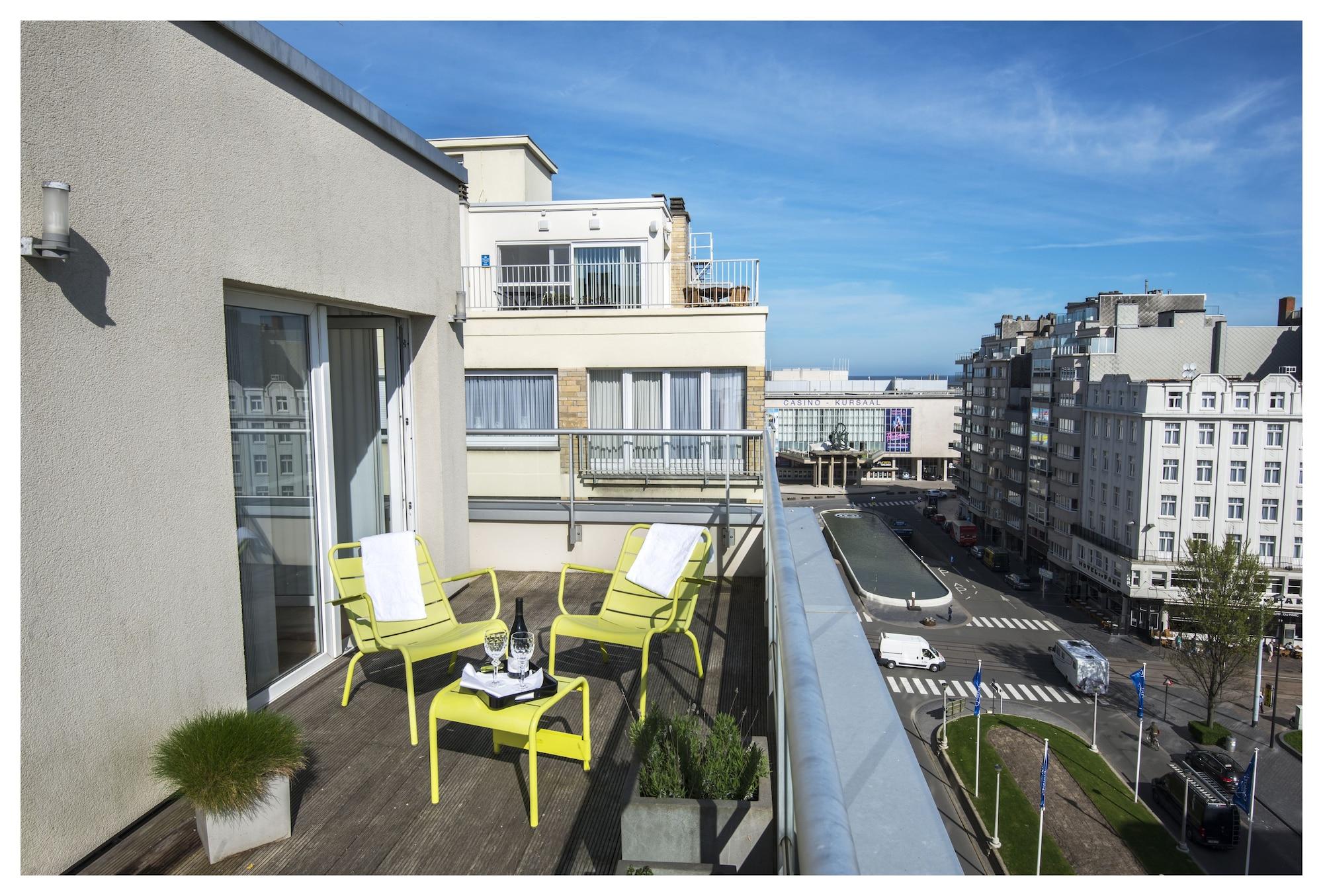 Hotel Ter Streep Ostenda Esterno foto